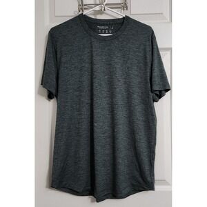 Abercrombie Fitch Men's Soft AF Air Knit T-shirt Dark Green Size Large D57